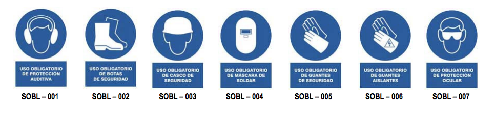 señalización de obligación contra incendios